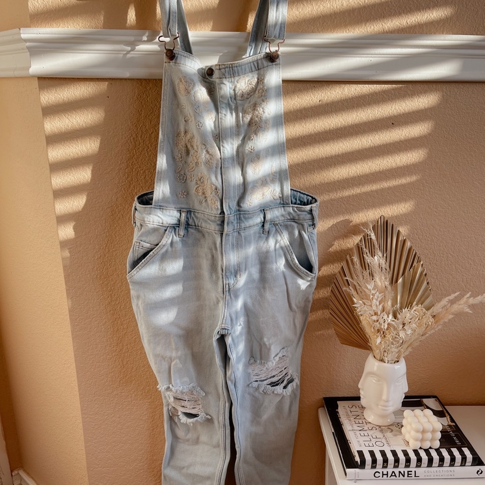 Light Denim Overalls